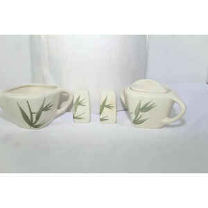 vintage Winfield salt&pepper set with sugar& creamer set